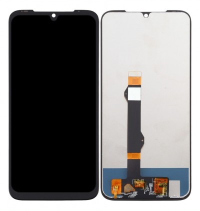 Lcd With Touch Screen For Motorola One Vision Plus Black By - Maxbhi Com