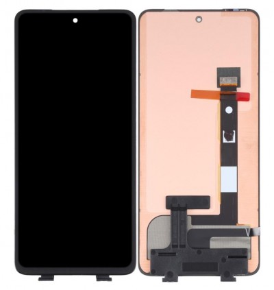 Lcd With Touch Screen For Motorola Moto G71s Black By - Maxbhi Com