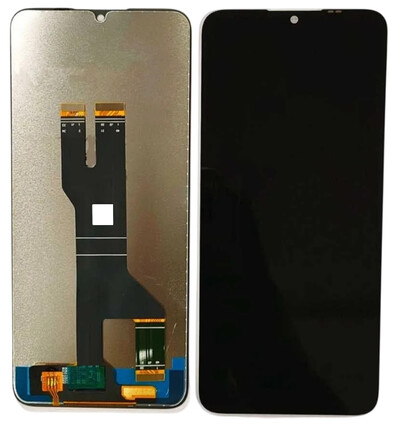 Lcd With Touch Screen For Lava Shark 5g Black By - Maxbhi Com