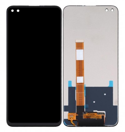 Lcd With Touch Screen For Oppo Reno4 Z 5g Black By - Maxbhi Com