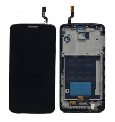 Lcd With Touch Screen For Lg G2 D802ta Black By - Maxbhi Com