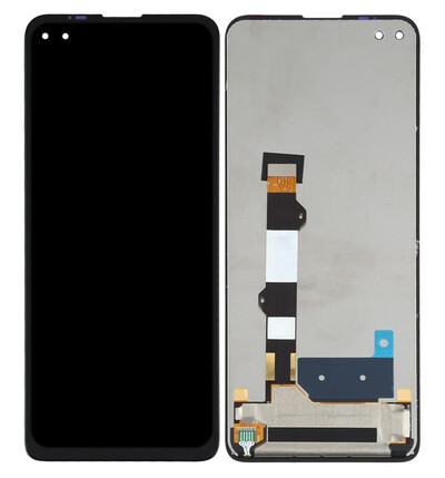 Lcd With Touch Screen For Motorola One 5g Black By - Maxbhi Com