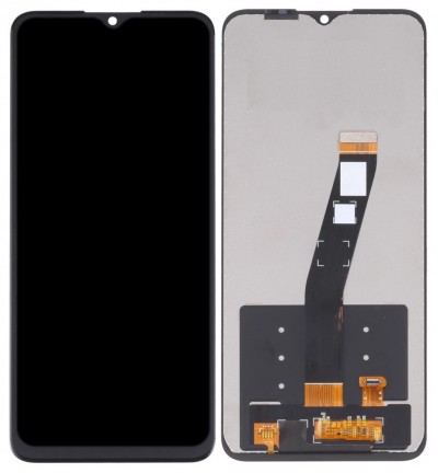 Lcd With Touch Screen For Tcl 20e White By - Maxbhi Com