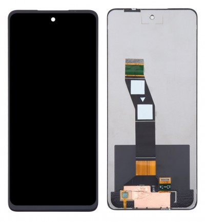 Lcd With Touch Screen For Motorola Moto G24 Black By - Maxbhi Com