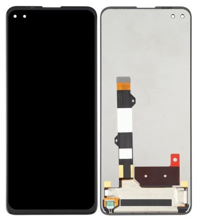 Lcd With Touch Screen For Motorola Edge S Black By - Maxbhi Com