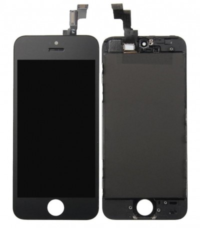 Lcd With Touch Screen For Apple Iphone 5sblack By - Maxbhi Com