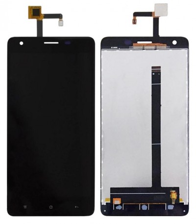 Lcd With Touch Screen For Oukitel K6000 Grey By - Maxbhi Com