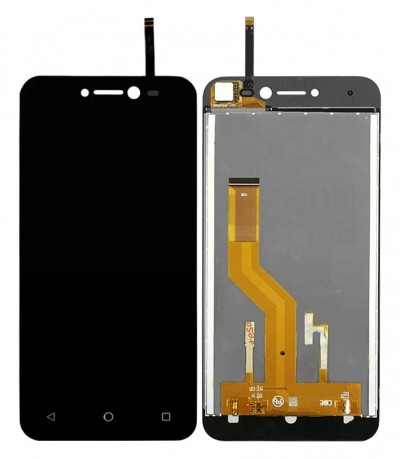 Lcd With Touch Screen For Wiko Y50 Black By - Maxbhi Com