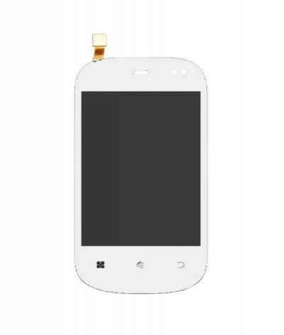 Lcd With Touch Screen For Micromax Superfone Punk A44 White By - Maxbhi.com