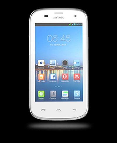 LCD with Touch Screen for Infinix Surf Spice X403 - White
