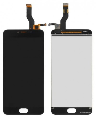 Lcd With Touch Screen For Meizu M3 Note 16gb Black By - Maxbhi Com
