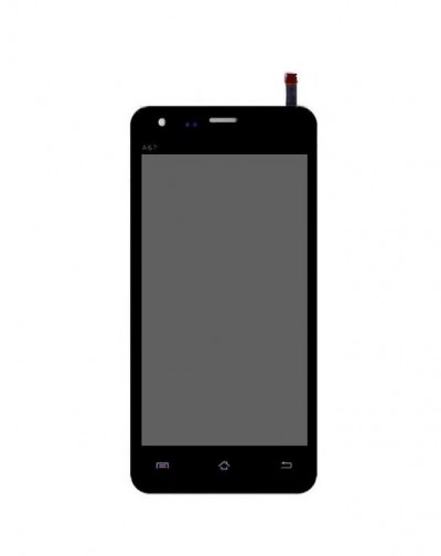 Lcd With Touch Screen For Micromax A67 Bolt Black By - Maxbhi.com