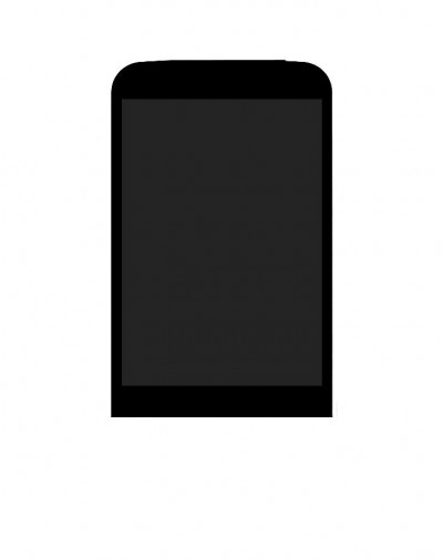 Lcd With Touch Screen For Zen P35 Black By - Maxbhi.com