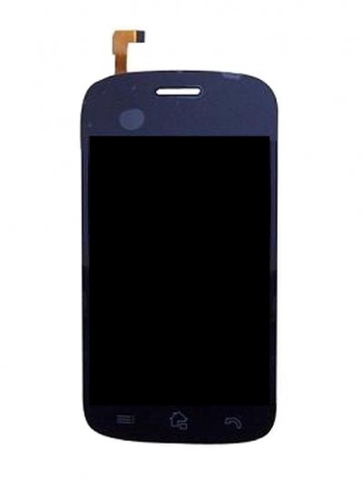 Lcd With Touch Screen For Intex Turbo N Black By - Maxbhi Com