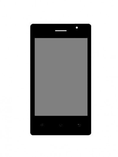 Lcd With Touch Screen For Lava Iris 325 Style Black By - Maxbhi.com