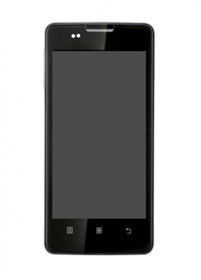 Lcd With Touch Screen For Reliance Lenovo A600e Black By - Maxbhi.com