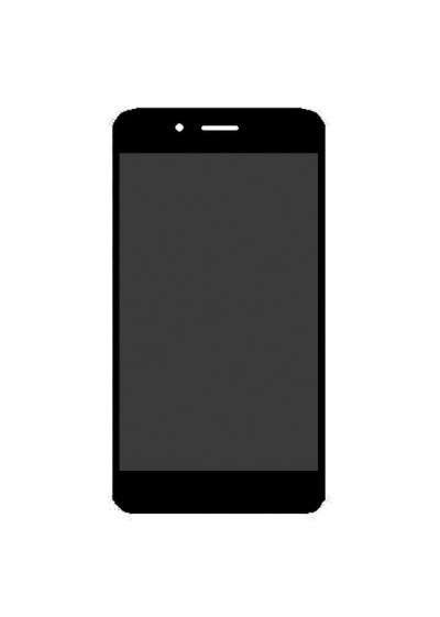 Lcd With Touch Screen For Lava Flair P3 Black By - Maxbhi.com