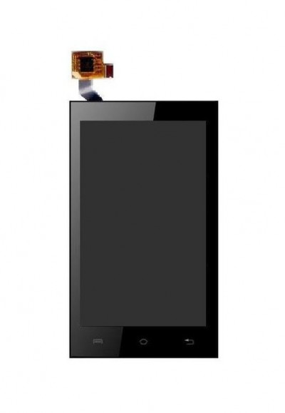 Lcd With Touch Screen For Lava Iris 100 Lite Black By - Maxbhi.com