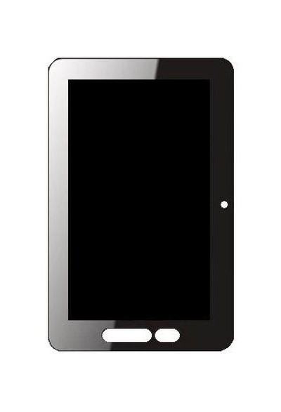 Lcd With Touch Screen For Micromax Booklet P300 Black By - Maxbhi Com