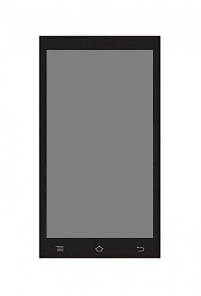 Lcd With Touch Screen For Rage Attitude 4.5 Black By - Maxbhi.com