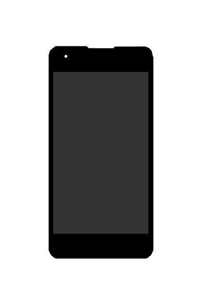 Display for Micromax Canvas Blaze 4g Q400 Black (Combo Folder) by Maxbhi.com