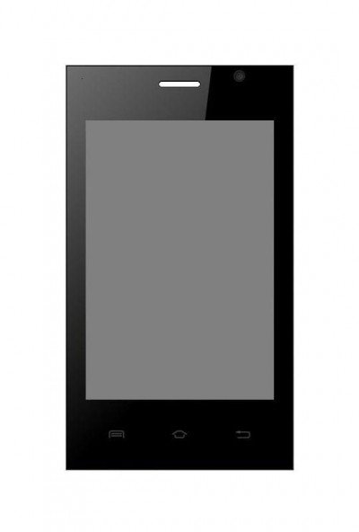Lcd With Touch Screen For Lava Flair E1 Black By - Maxbhi.com