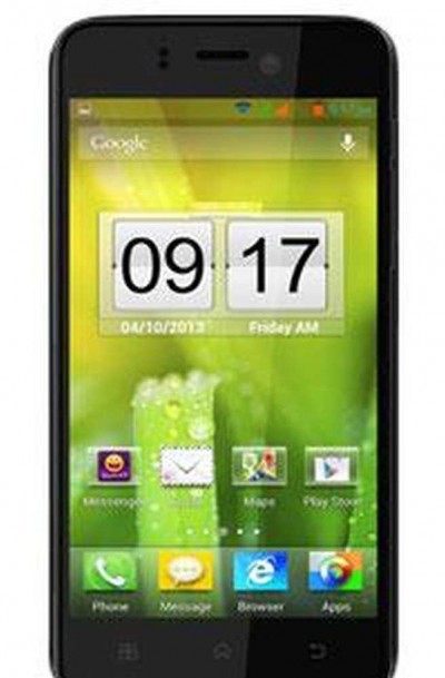 LCD with Touch Screen for Celkon S1 - White