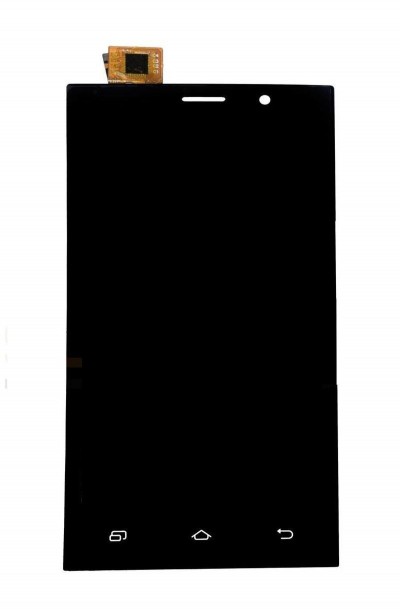 Lcd With Touch Screen For Intex Aqua Viturbo Black By - Maxbhi Com