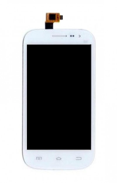 Lcd With Touch Screen For Celkon A107 White By - Maxbhi.com