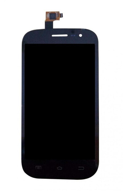Lcd With Touch Screen For Celkon A107 Black By - Maxbhi.com