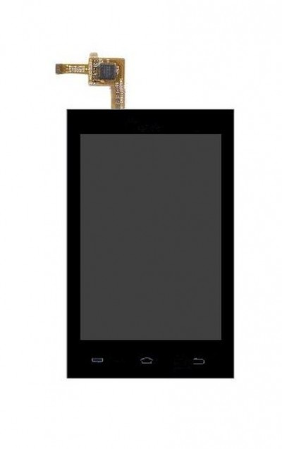 Lcd With Touch Screen For Lava Iris 3g 415 White By - Maxbhi.com