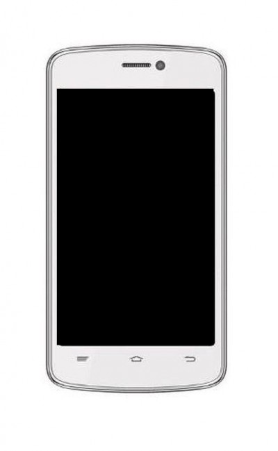 Lcd With Touch Screen For Hitech S410 Amaze White By - Maxbhi.com
