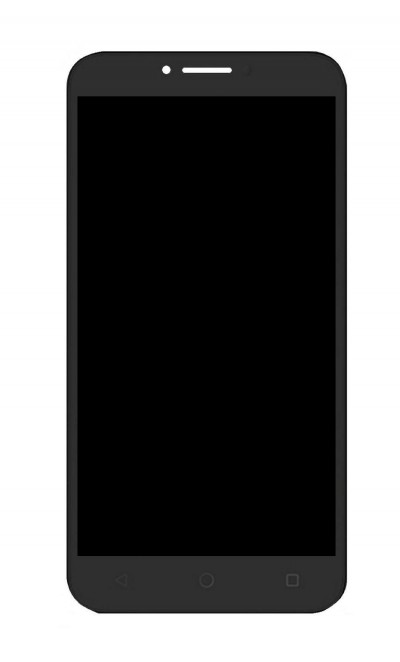 Lcd With Touch Screen For Alcatel Tetra Black By - Maxbhi Com