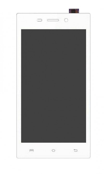 Lcd With Touch Screen For Karbonn A6 Turbo 3g White By - Maxbhi.com