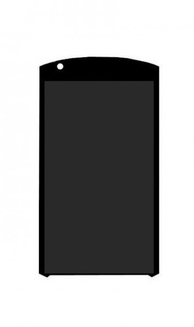 Display for Kyocera Brigadier Black (Combo Folder) by Maxbhi.com