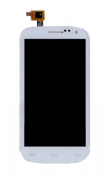 Lcd With Touch Screen For Spice Mi450 Smartflo Ivory Black By - Maxbhi.com