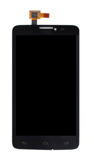 Lcd With Touch Screen For Alcatel One Touch Scribe Easy 8000d With Dual Sim Black By - Maxbhi.com