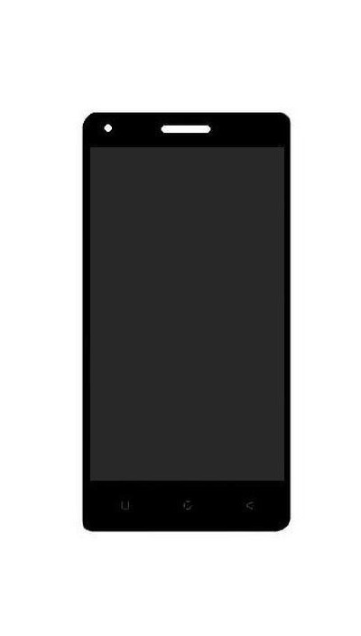 Lcd With Touch Screen For Zen Cinemax 1 Black By - Maxbhi.com