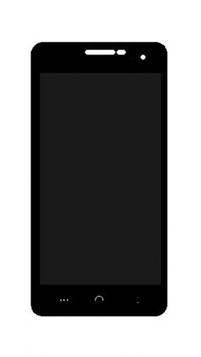 Lcd With Touch Screen For Rage Curve 5.0 Black By - Maxbhi.com