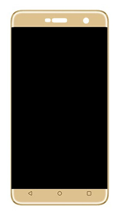 Lcd With Touch Screen For Celkon Mega 4g Champagne By - Maxbhi Com