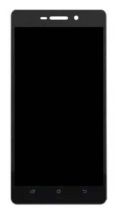 Lcd With Touch Screen For Zen Ultrafone Megashot 1 Black By - Maxbhi Com