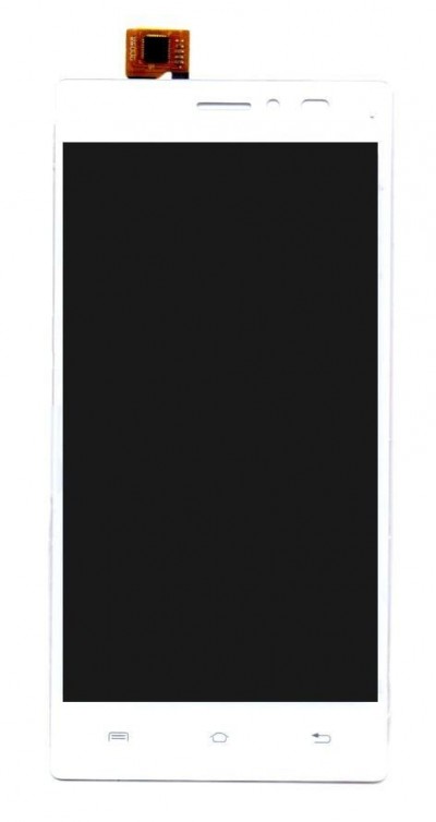 Lcd With Touch Screen For Lava X17 White Gold By - Maxbhi.com