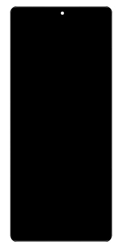 Lcd With Touch Screen For Zte Nubia Fold White By - Maxbhi Com