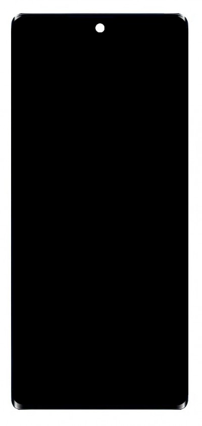 Lcd With Touch Screen For Lava Blaze Duo 5g Black By - Maxbhi Com