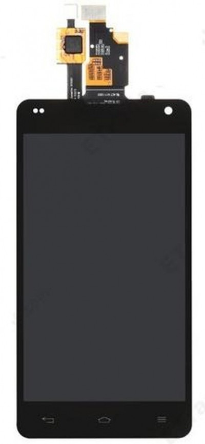 LCD with Touch Screen for LG F180 - Black
