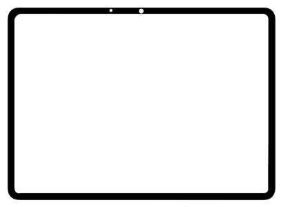 Replacement Front Glass For Vivo Pad5e Silver By - Maxbhi Com