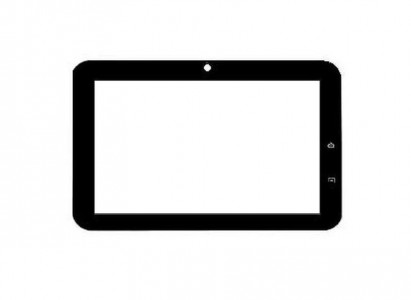 Replacement Front Glass For Hcl Me Tab Y2 Black By - Maxbhi.com
