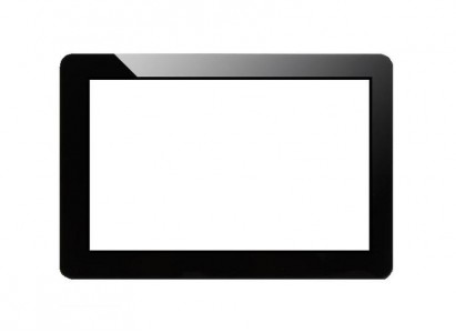 Replacement Front Glass For Ainol Novo 7 Elf Ii Black By - Maxbhi.com