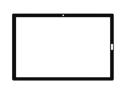 Replacement Front Glass For Huawei Mediapad M5 10 Pro Black By - Maxbhi.com