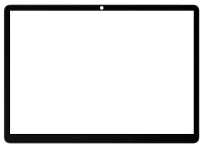 Replacement Front Glass For Doogee Tab E3 Max Grey By - Maxbhi Com